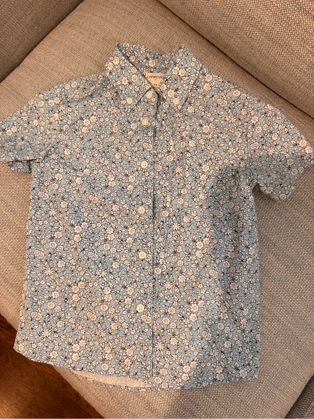 J. Crew Factory Boys Short Sleeve Button Down